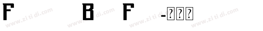 Futurama Bold Font字体转换